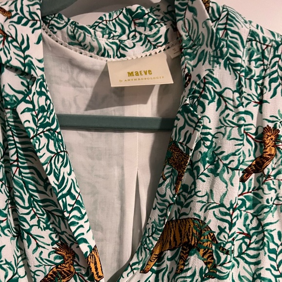 Anthropologie Maeve Catherine Dress - Tiger/Leopard Motif - Sz. 14 - Picture 11 of 14